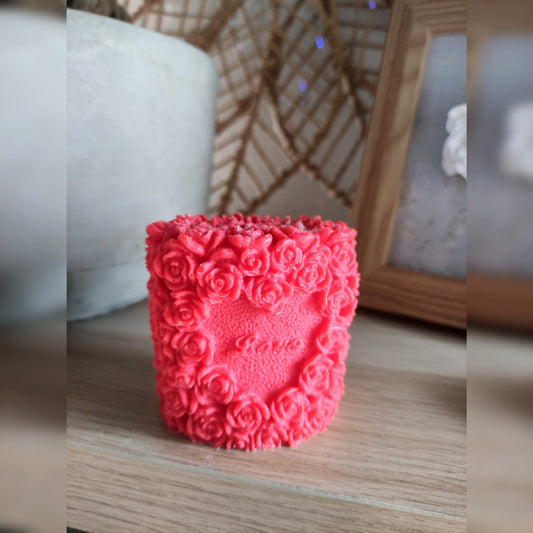 La Bougie Coeur Love - Fleur de Cerisier 125g