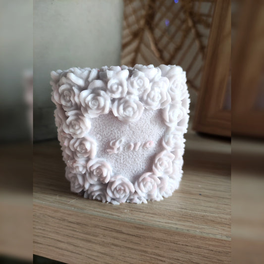 La Bougie Coeur Love - Fleur de Cerisier 125g