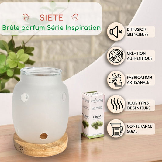 Brule-Parfum Inspiration Siete Bois Et Verre