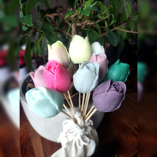 Bouquet tulipes 1 - Neutre 105g