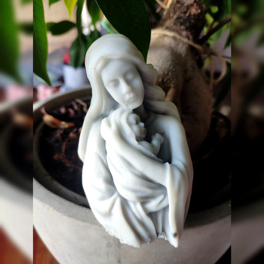 Vierge Buste - Cèdre 140g